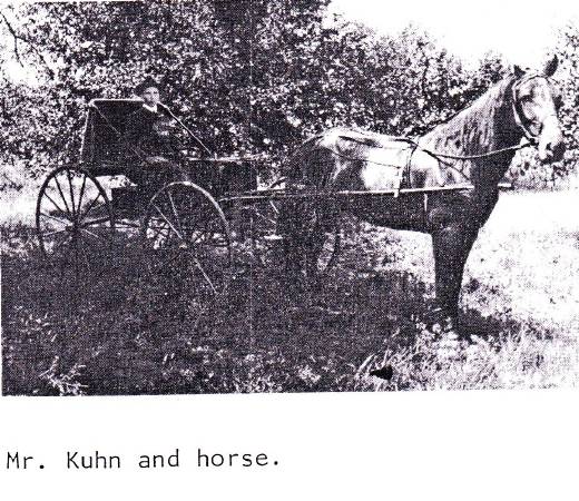 Mr. Kuhn and horse